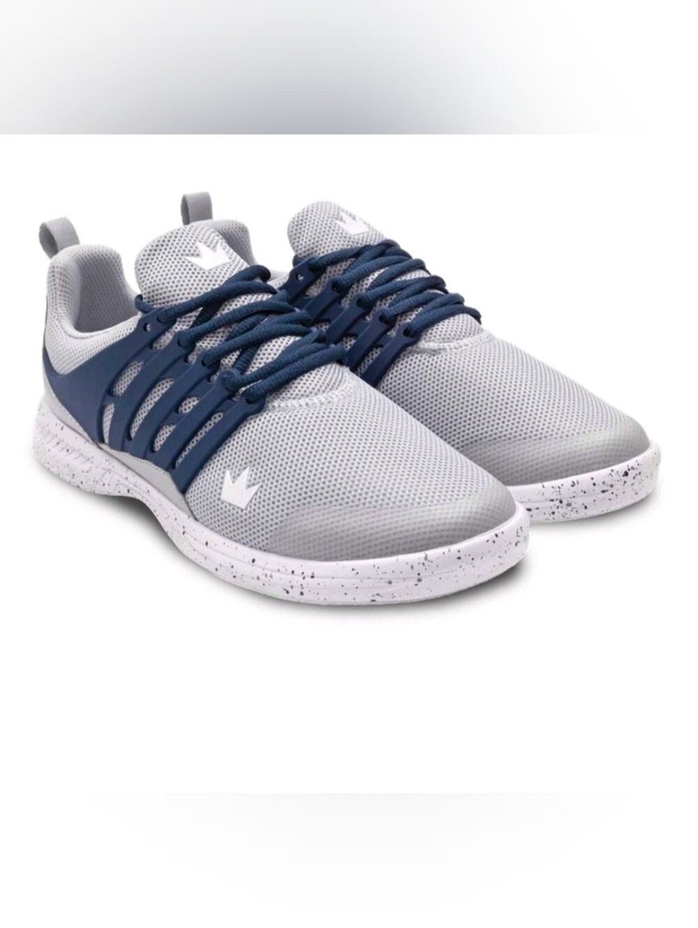 Brunswick Men's Avalanche Bowling Shoes Grey Blue Size 7.5